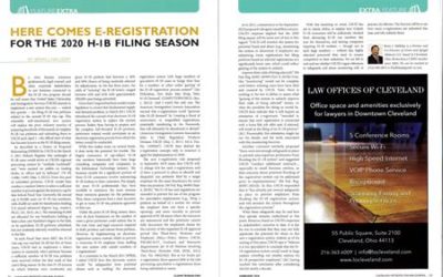 Here Comes E-Registration for the 2020 H-1B Filing Season