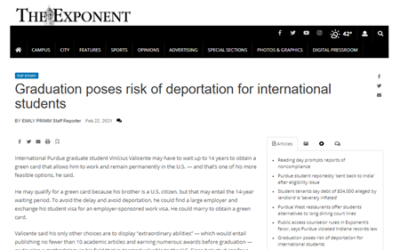 Graduation poses risk of deportation for international students