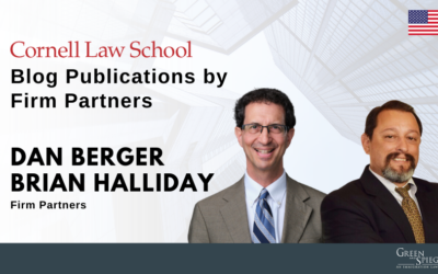Blog Publications by Green and Spiegel U.S. Firm Partners on Cornell Law School Website