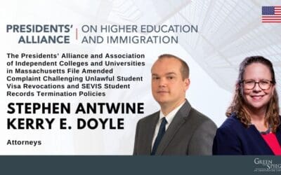 The Presidents’ Alliance and Association of Independent Colleges & Universities in Massachusetts File Amended Complaint