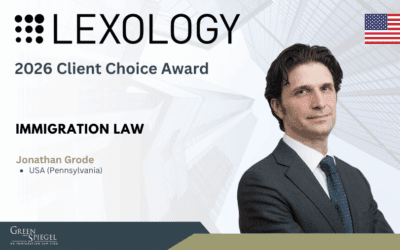 Jonathan Grode Honored with 2026 Lexology Client Choice Award for Immigration Law