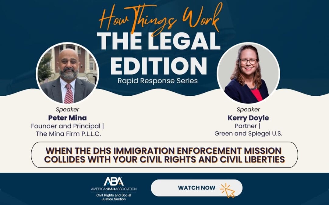 When DHS ICE Collides with Civil Rights & Liberties | How Things Work: The Legal Edition