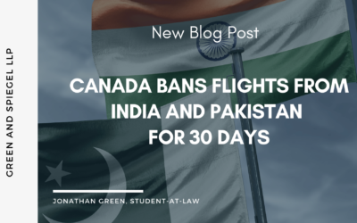 CANADA BANS FLIGHTS FROM INDIA AND PAKISTAN FOR 30 DAYS