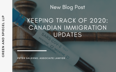 KEEPING TRACK OF 2020: CANADIAN IMMIGRATION UPDATES