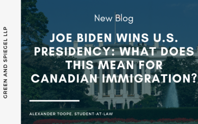 JOE BIDEN WINS U.S. PRESIDENCY: WHAT DOES THIS MEAN FOR CANADIAN IMMIGRATION?