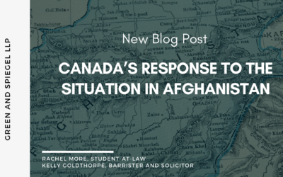 CANADA’S RESPONSE TO THE SITUATION IN AFGHANISTAN