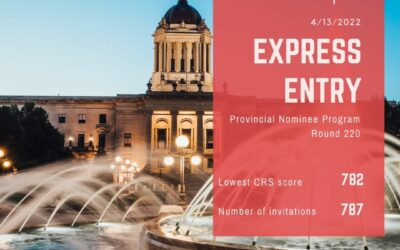 Express Entry #220 – 782 CRS Points – Provincial Nominee Program