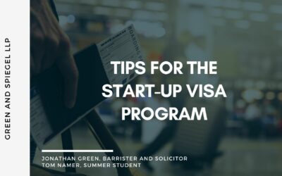 Tips for the Start-Up Visa Program