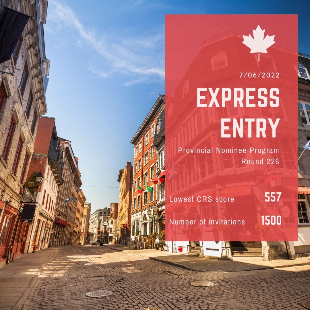 Express Entry - Latest CRS score