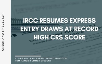 IRCC Resumes Express Entry Draws at Record High CRS Score