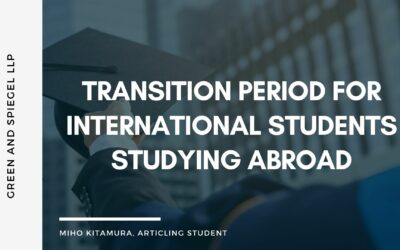 Transition Period for International Students Studying Abroad