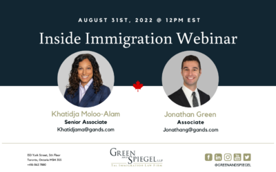 INSIDE IMMIGRATION August 31st, 2022