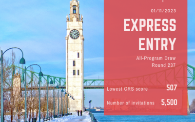Express Entry #237 – 507 CRS Points – All Program Draw