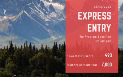 Express Entry #243 – 490 CRS Points – All Program Draw