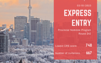 Express Entry #242 – 748 CRS Points – Provincial Nominee Program