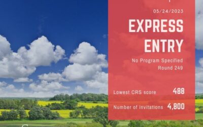 Express Entry #249 – 488 CRS Points – All Program Draw