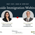Inside Immigration Webinar infographic