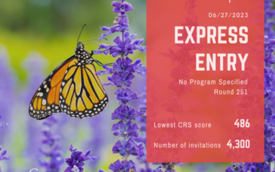 Express Entry #251 – 486 CRS Points – All Program Draw