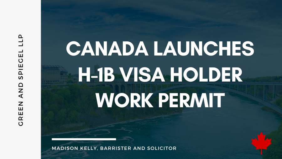 Canada Launches H-1B Visa Holder Work Permit