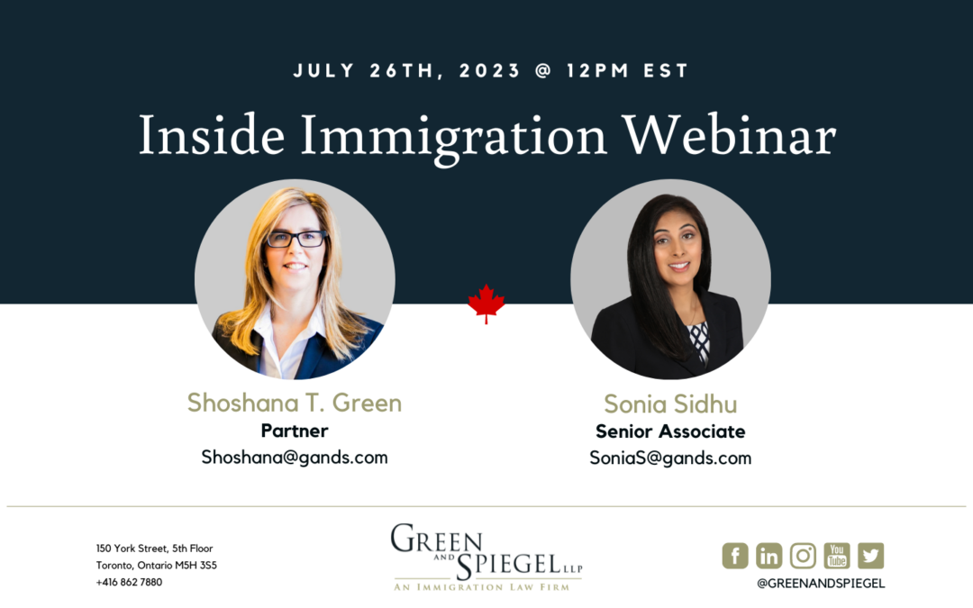 INSIDE IMMIGRATION – July 26th, 2023