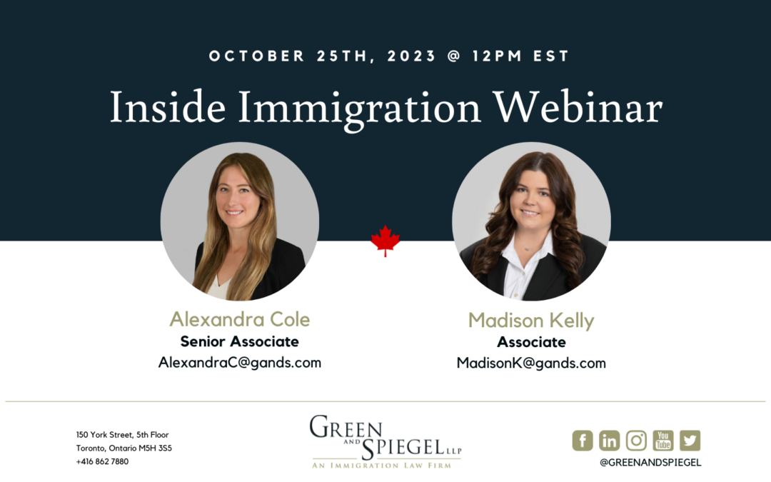 INSIDE IMMIGRATION – October 25th, 2023