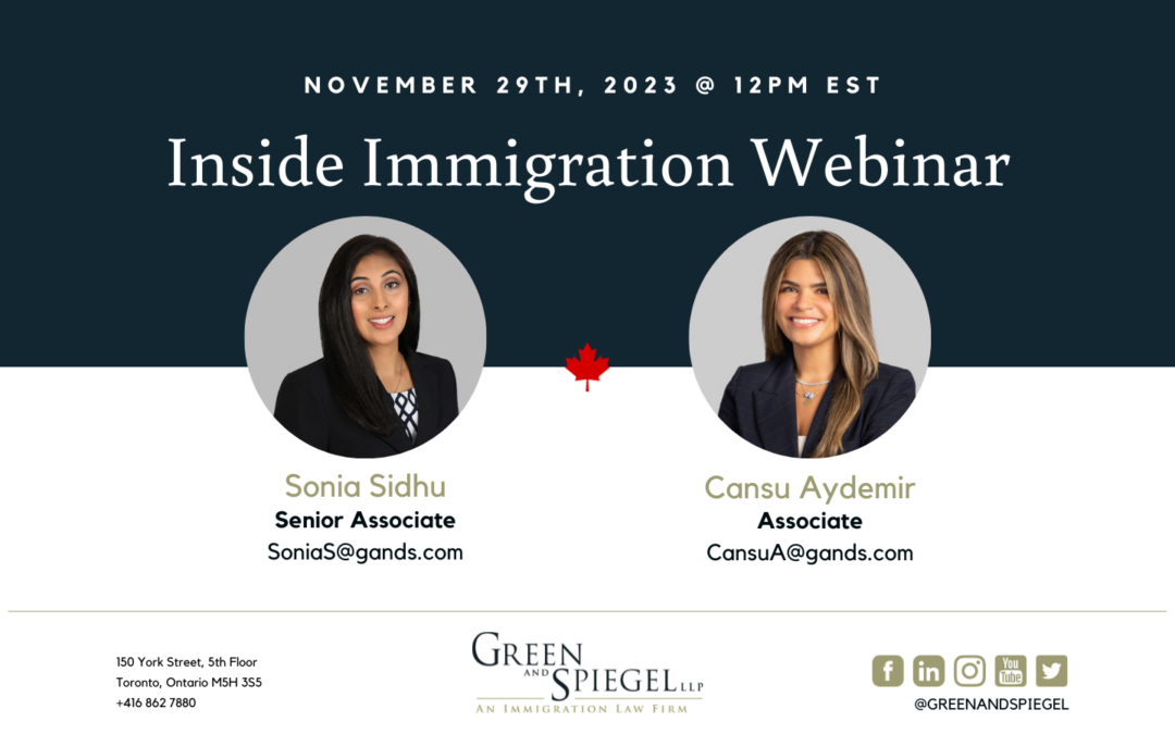 INSIDE IMMIGRATION – November 29th, 2023