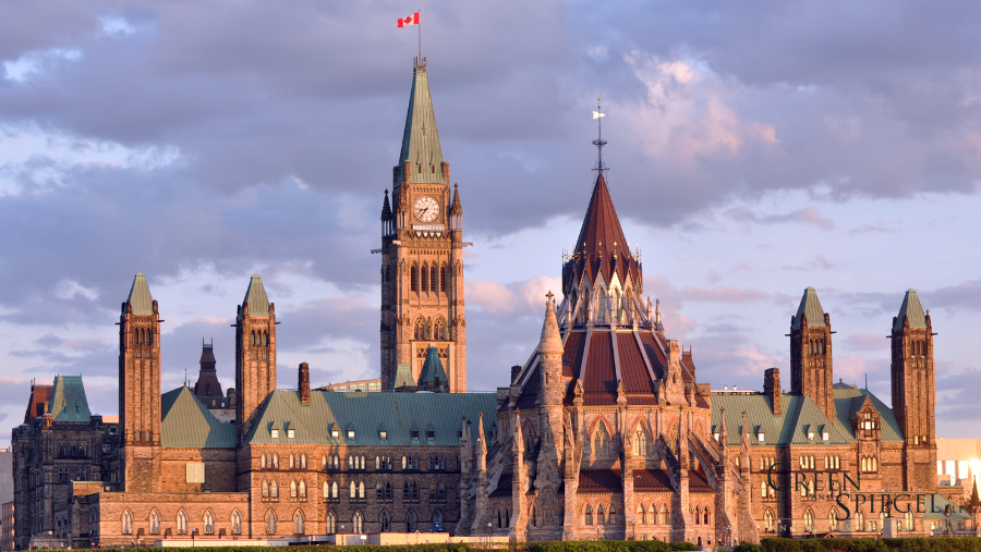 Canadian Parliament building, permeant residence 