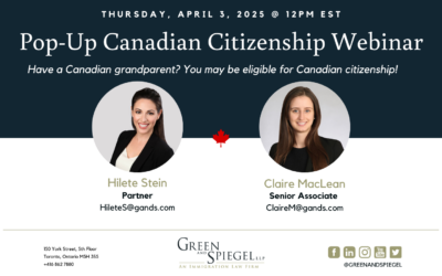 Pop-Up Canadian Citizenship Webinar – April 3, 2025